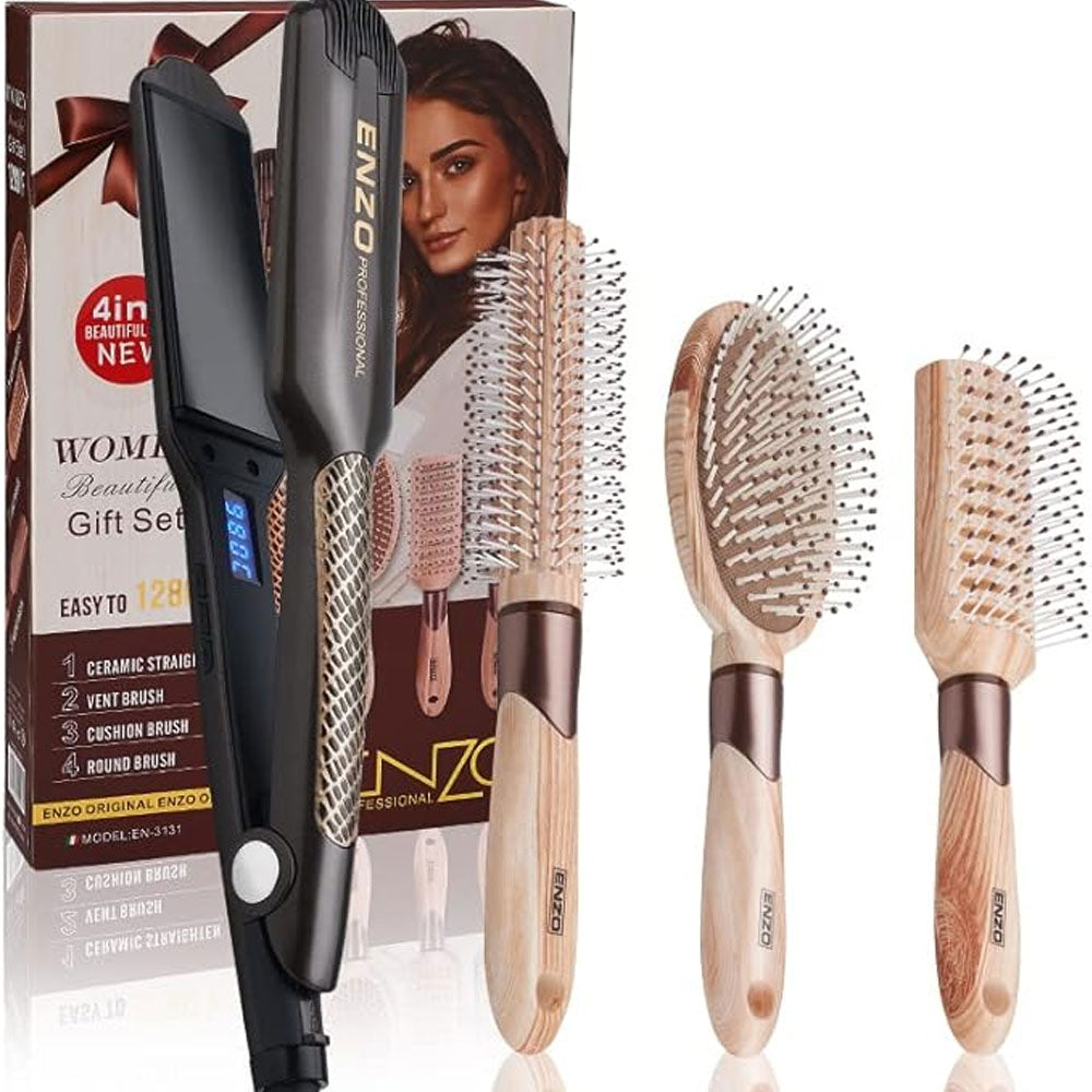 Enzo EN-3131 versatile 4-in-1 professional hair styling set - - Fun Touch Shop