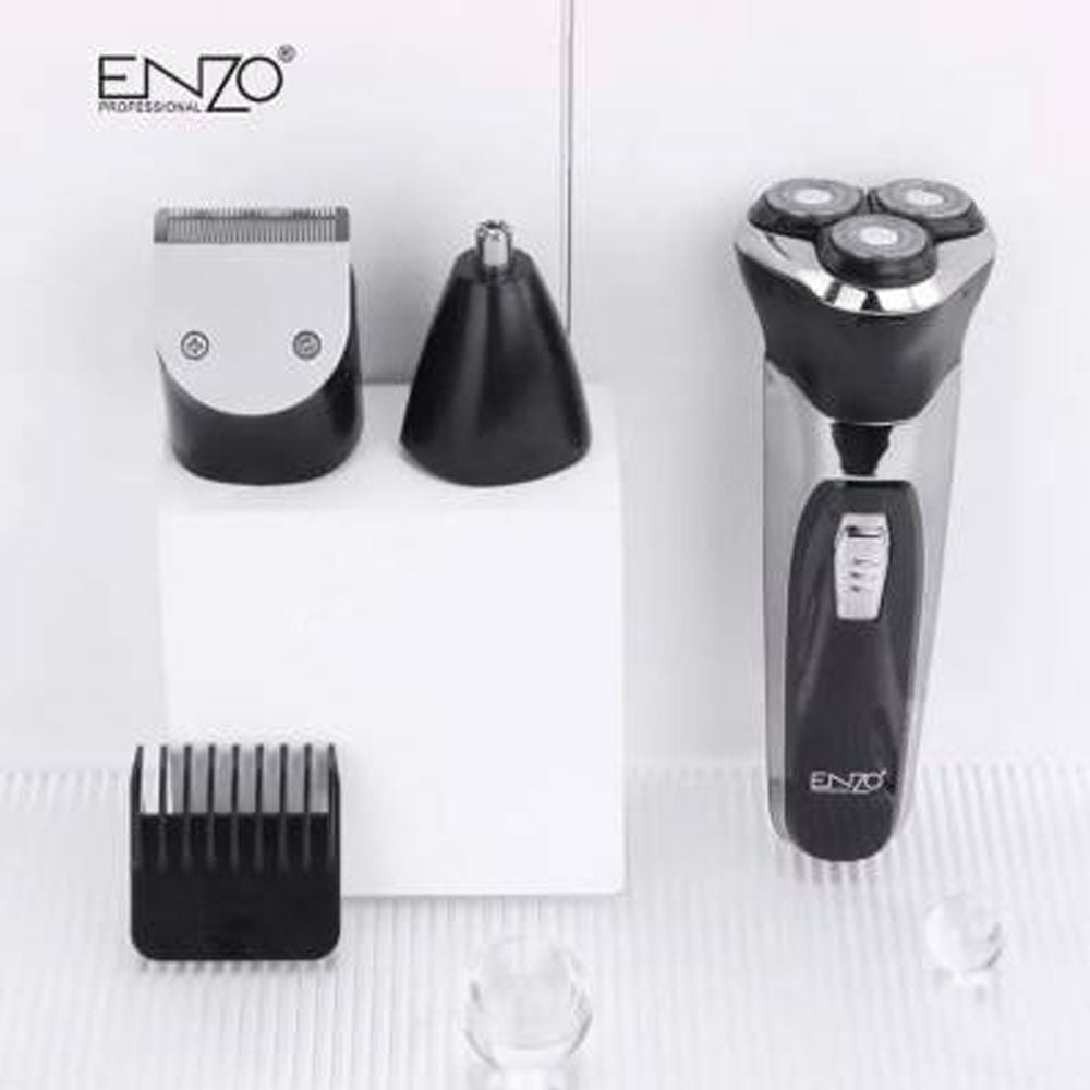 Enzo EN-9300 versatile 3-in-1 rechargeable electric shaver - - Fun Touch Shop