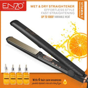ENZO EN-3124 professional-grade hair straightener - - Fun Touch Shop