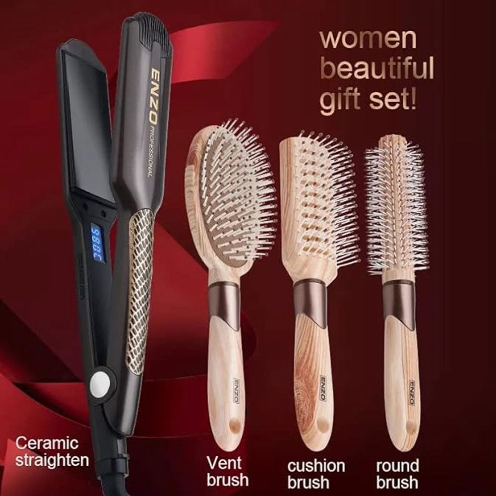 Enzo EN-3131 versatile 4-in-1 professional hair styling set - - Fun Touch Shop