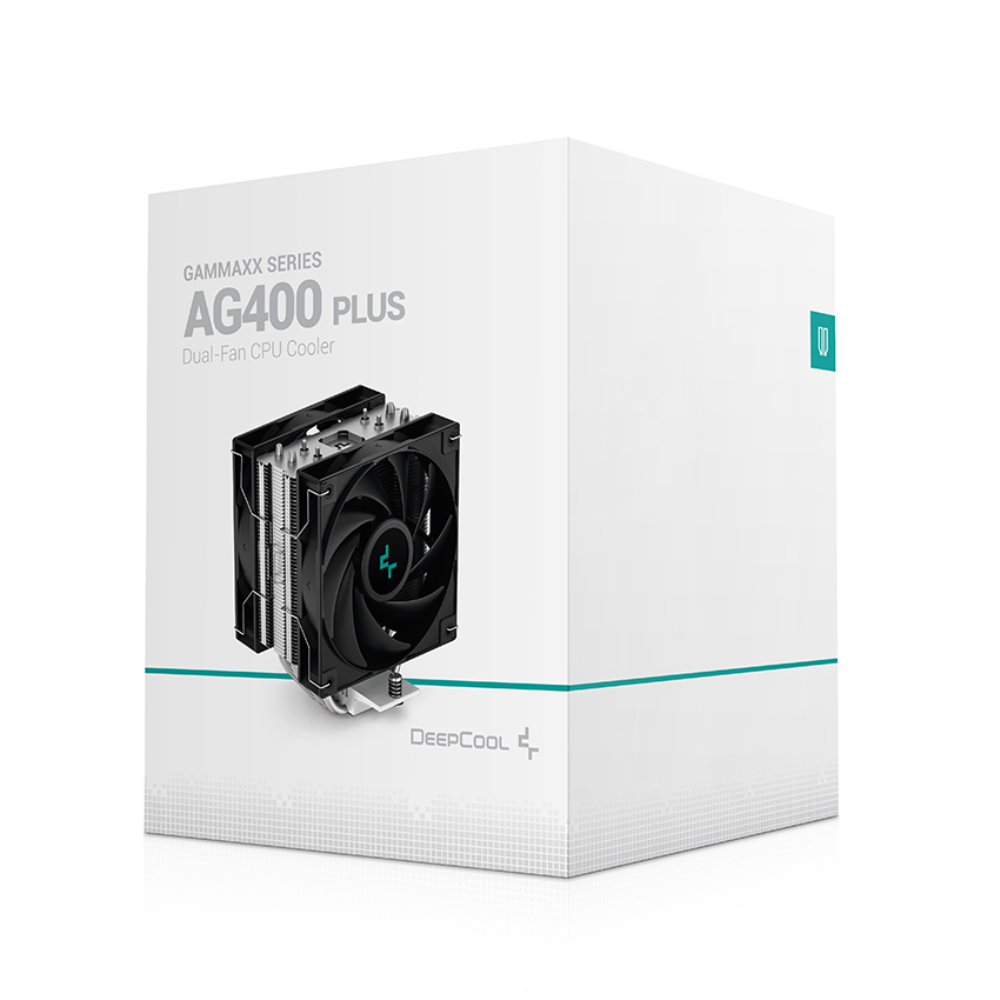Deepcool GAMMAXX AG400 Plus Tower Dual 120mm Coolers & Power Supply 28 JOD
