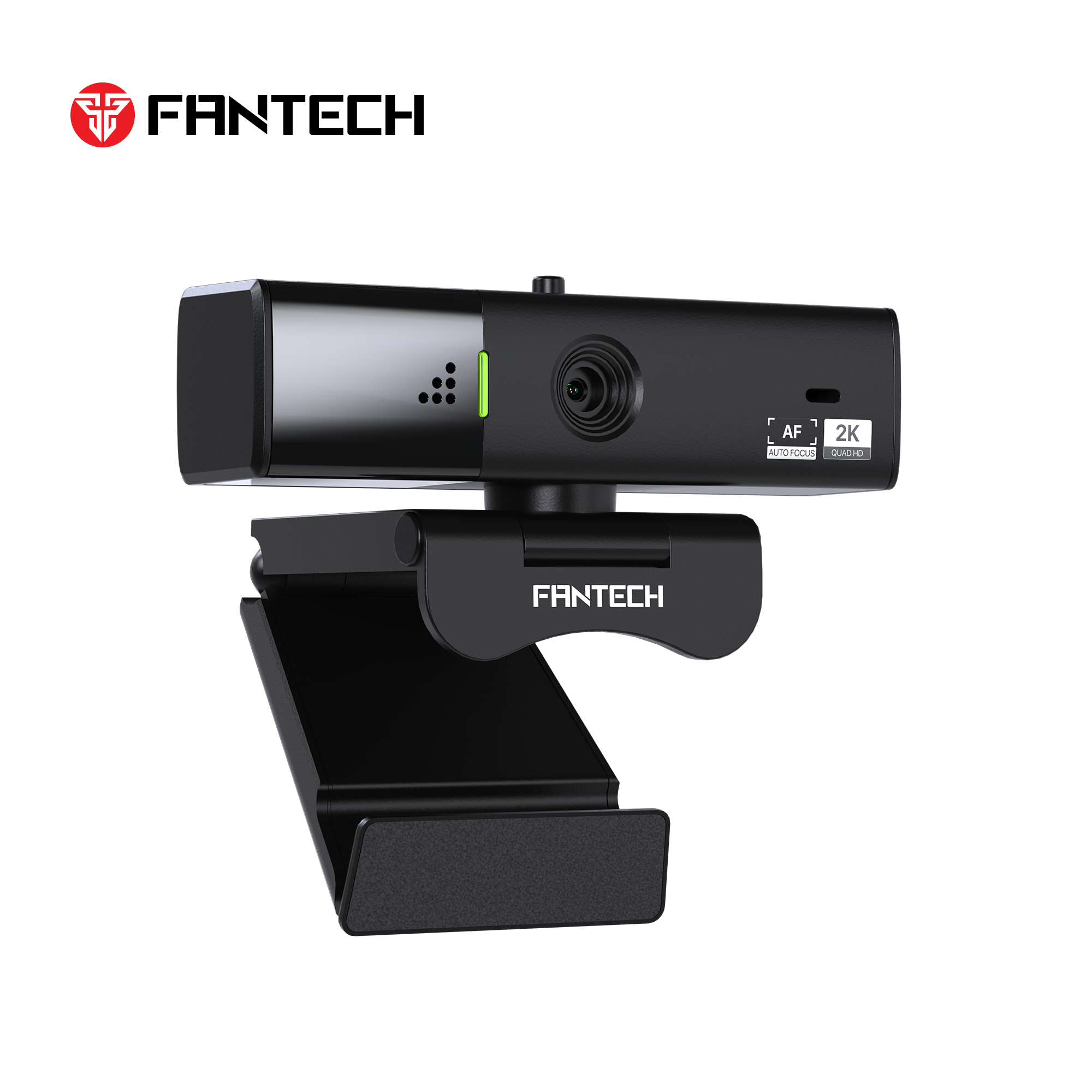Fantech Luminous C50 Quad High-Definition Webcam 2K Quad-HD Support 60 FPS & 3D Noise Cancelling Mic - - Fun Touch Shop