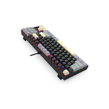 Redragon K552 Mechanical Gaming Keyboard, 87-Key Compact, LED Gaming Keyboard with Red Switches, Anti-Ghosting, Metal Frame for PC Gaming & Typing, Beginner-Friendly (Eclipse Gilded) - - Fun Touch Shop