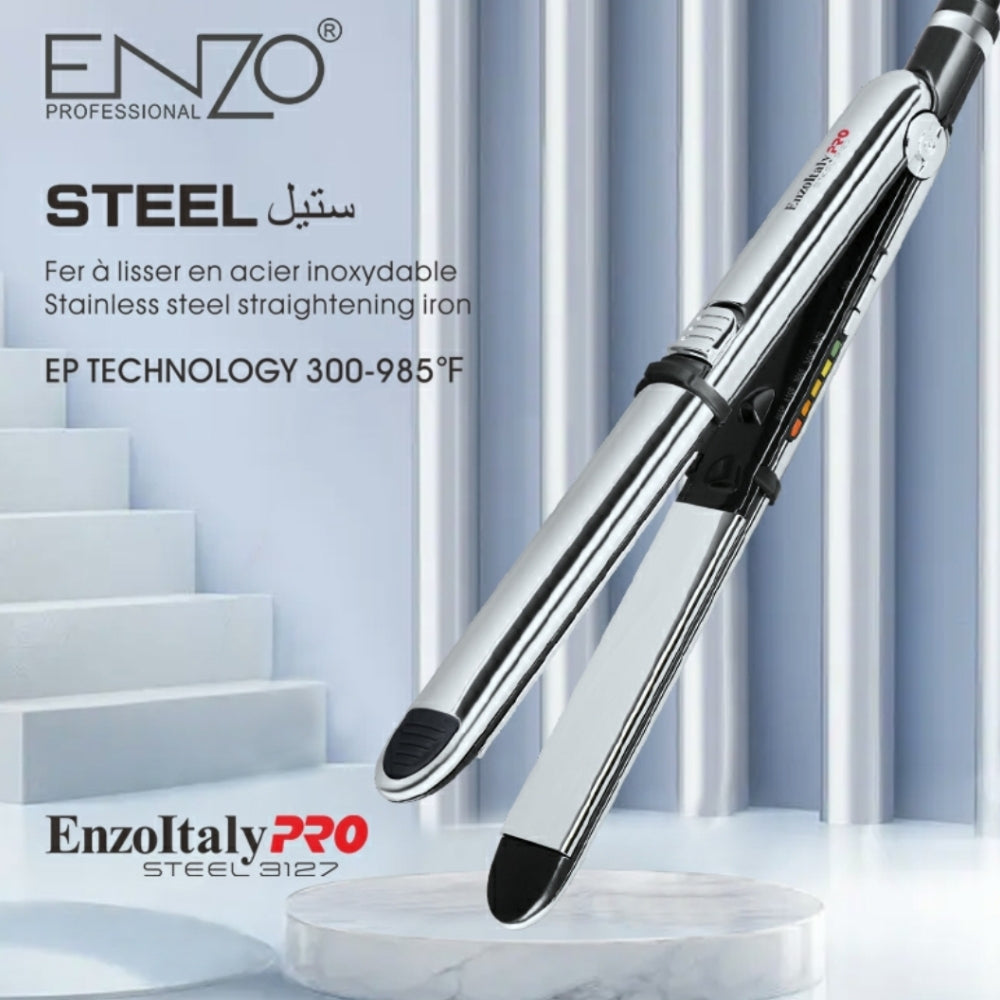 Enzo EN-3331 Hair Steel Slim Straightener EN-3331 - - Fun Touch Shop