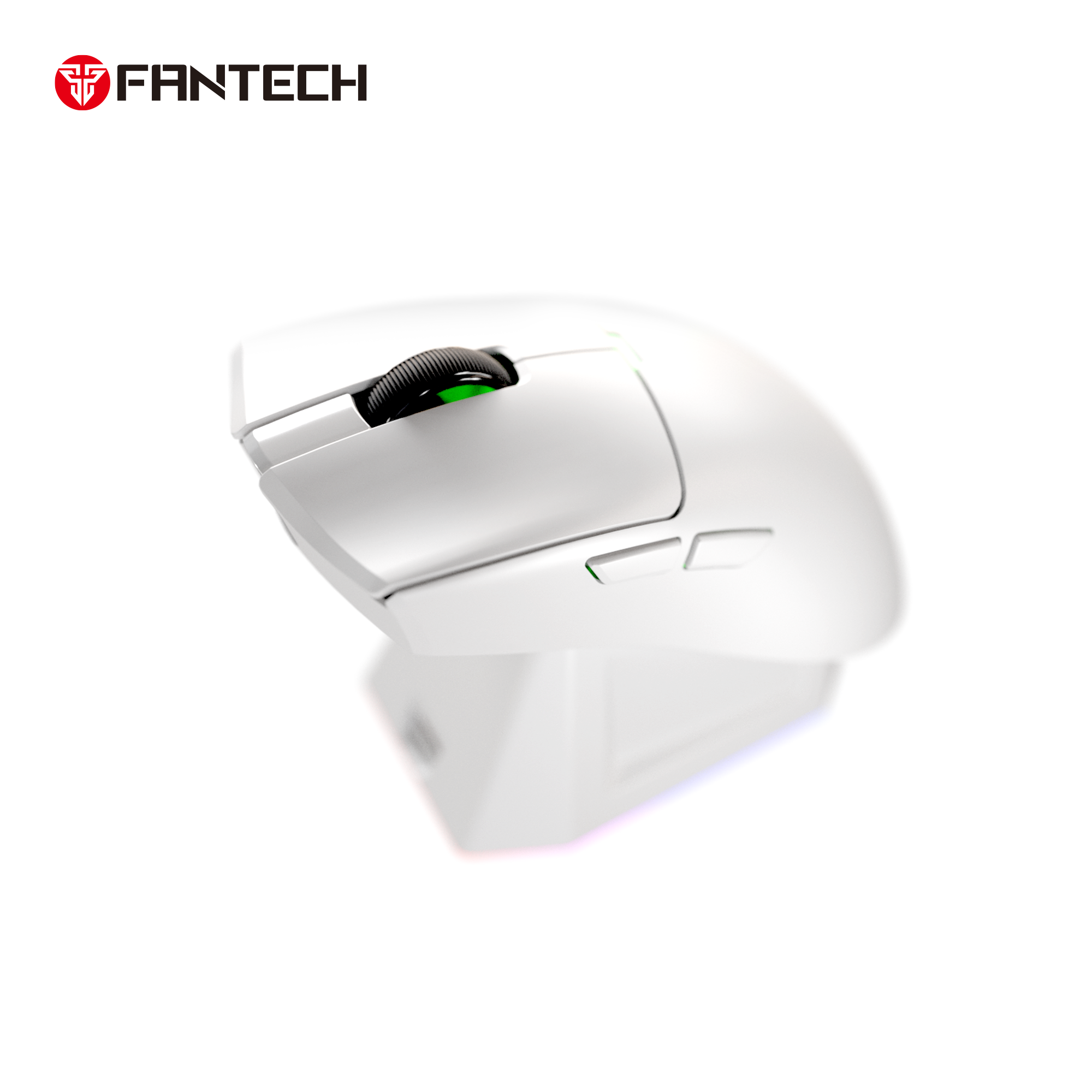 FANTECH TANTOE WG13E Wireless Mouse Three-mode switching and Magnetic Rechargeable Dock PixArt PAW3311 Up to 45 hours Macro Mic - Black - - Fun Touch Shop