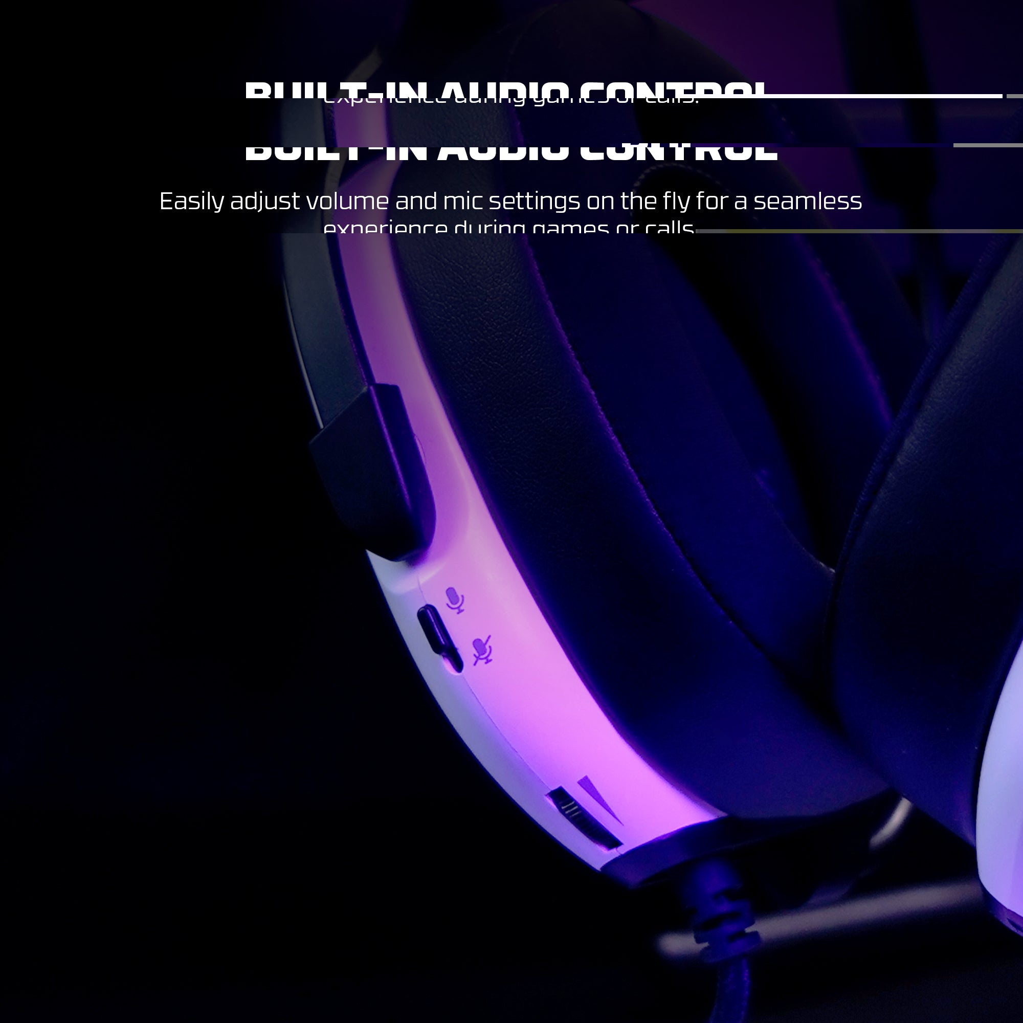 FANTECH HG30 CARBON 7.1 Surround Sound Gaming Headset White