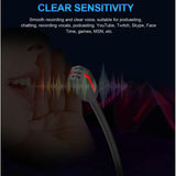 Redragon GM99 STIX USB RGB Gaming Stream Desktop Microphone to To Streaming, Podcasting,Studio Recording,YouTube,Skype for PC/Laptop - - Fun Touch Shop