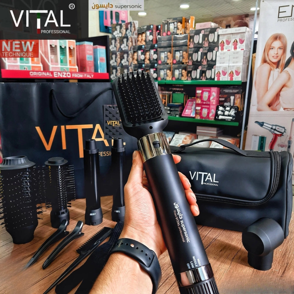 Dyson Vital 12-in-1 Hair Styler with Luxury Bag - Professional Edition دايسون - - Fun Touch Shop