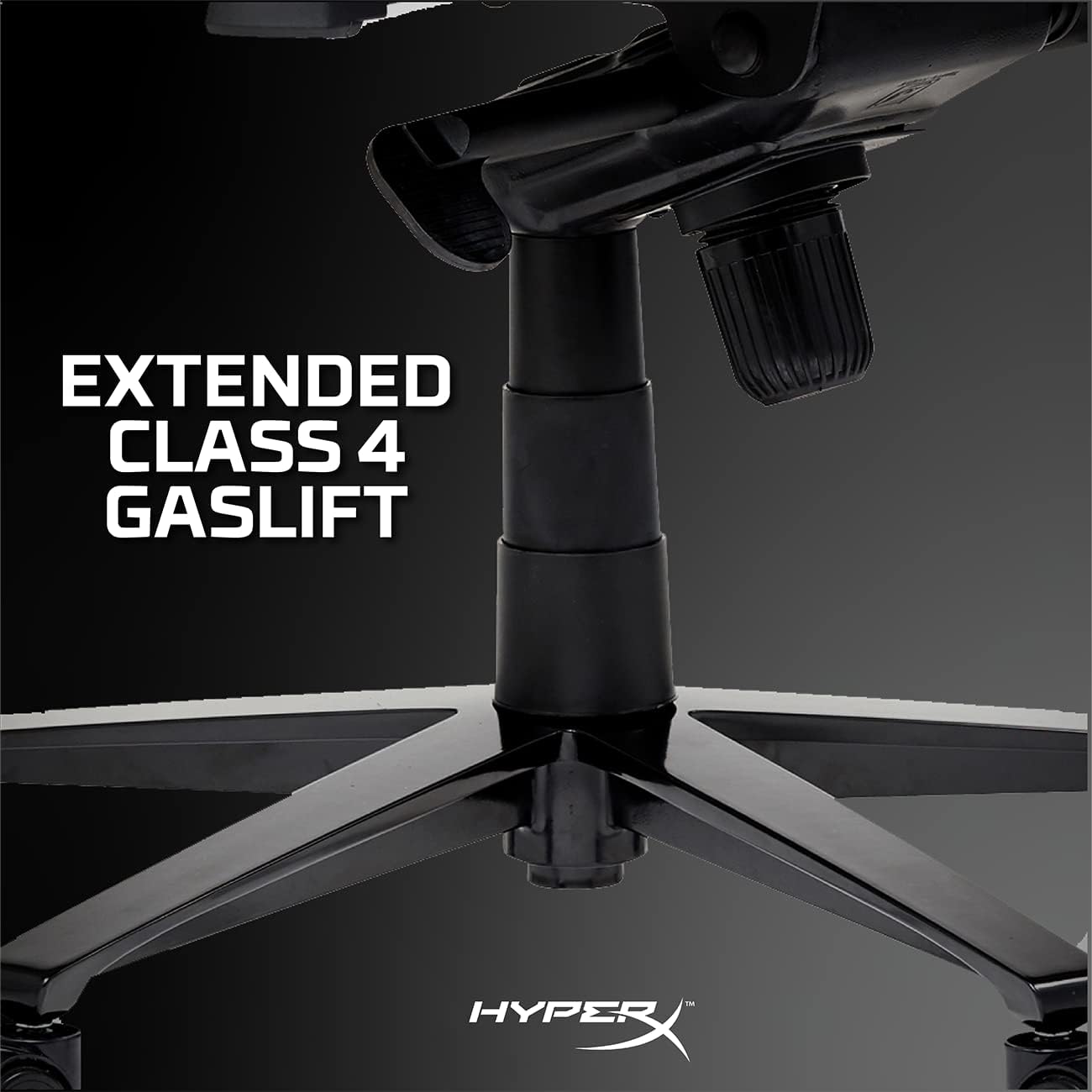 Nordic Game Supply HyperX Blast Gaming Chair - Ergonomic Gaming Chair, Leather Upholstery Video Chair - Red Black PC Racing Tilt Gaslift Foam Armrests Office Secret Hyper X Chair Lab - N=Black - - Fun Touch Shop