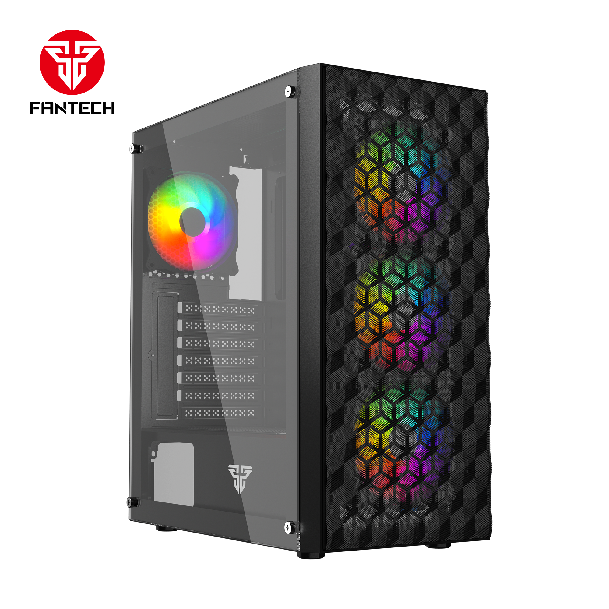 Fantech Aero 2 CG83 Middle Tower Case Tower Case & Monitor 45 JOD