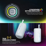 FANTECH BS158 NeraBox 10W RMS PORTABLE SPEAKER - GRAY - - Fun Touch Shop