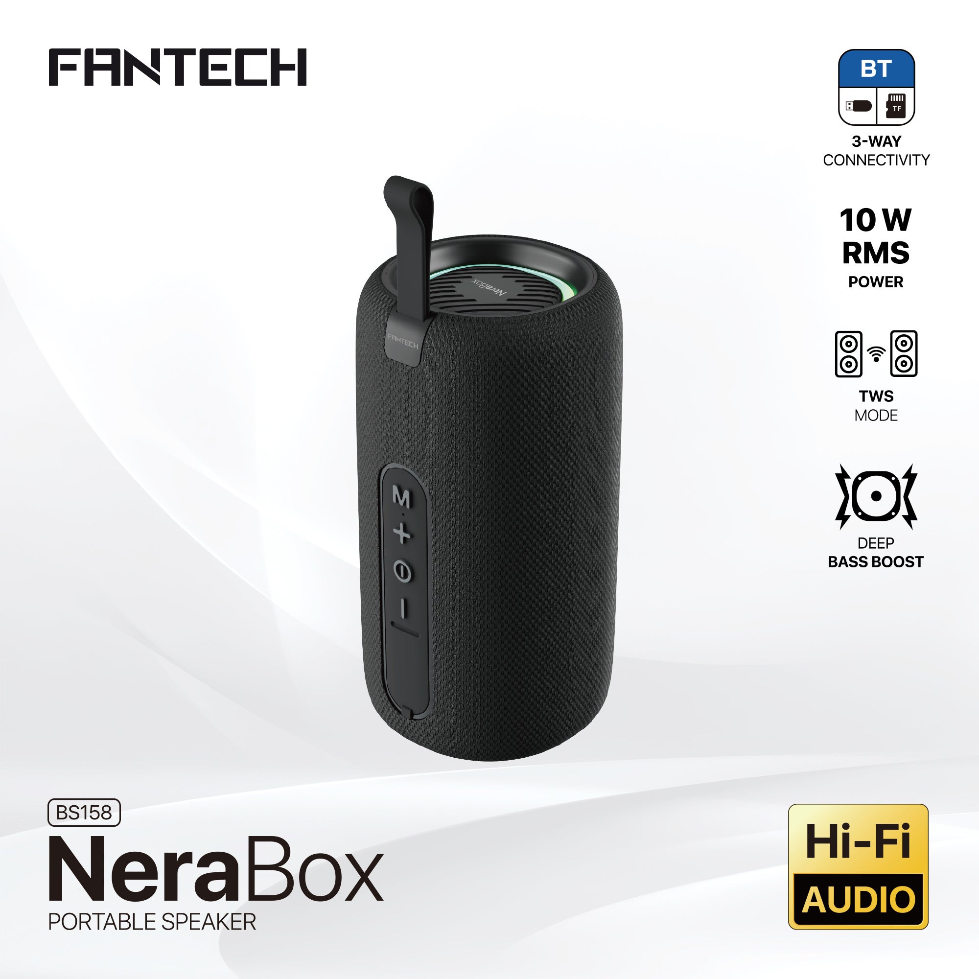 FANTECH BS158 NeraBox 10W RMS PORTABLE SPEAKER - - Fun Touch Shop