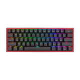 Redragon K616 Fizz Pro 60% Wirless /Wired RGB Gaming Keyboard, 61 Keys Compact Mechanical Keyboard Black, Linear Red Switch, Pro Driver/Software Supported - - Fun Touch Shop