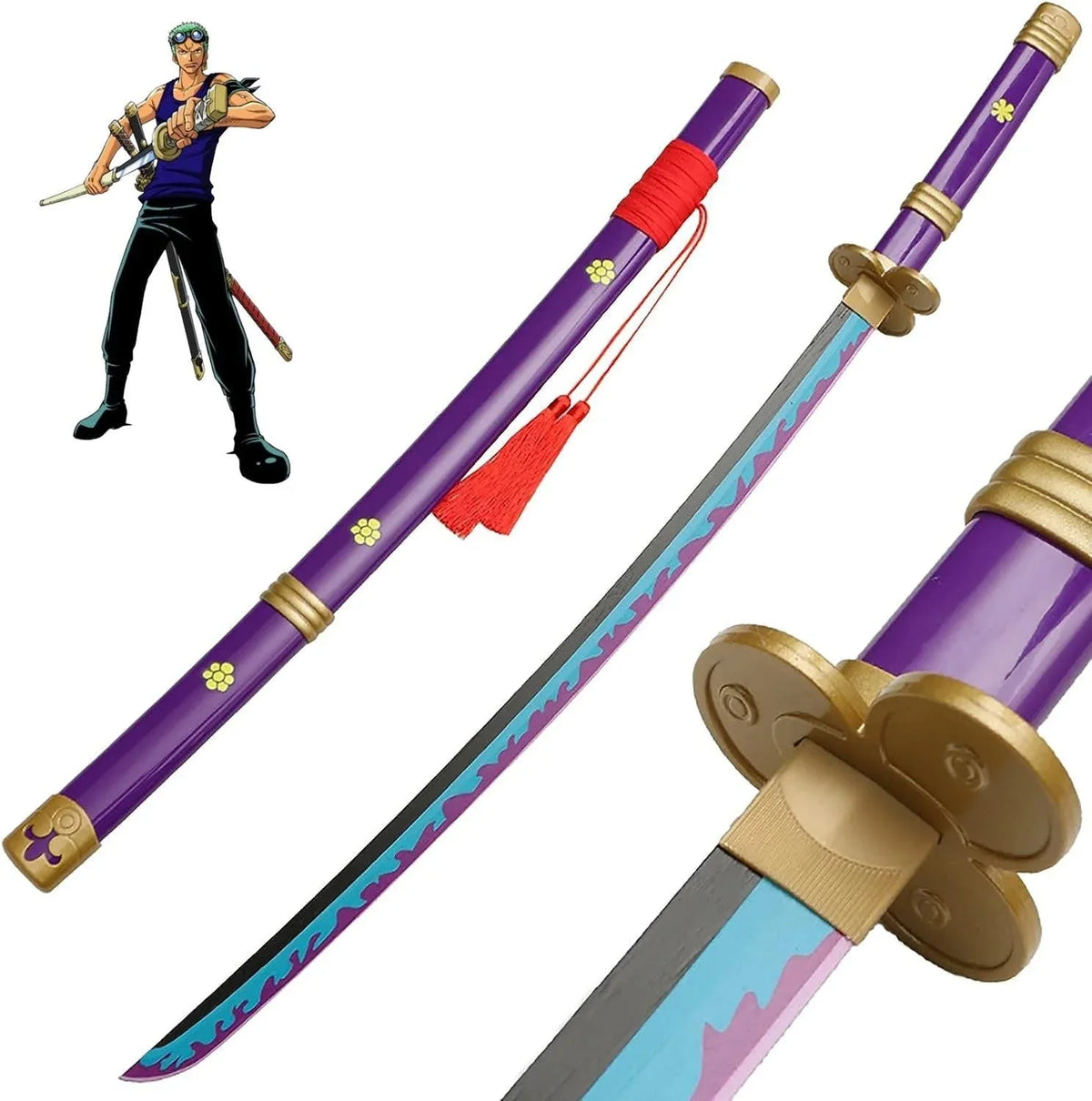 Enma one piece sword zoro anime sword - 104cm - anime swords