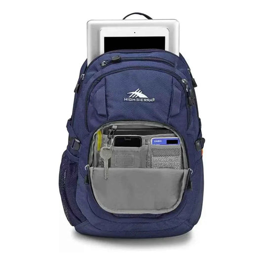 High sierra school backpack hs ryler daypack true navy backpacks