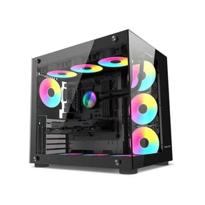 Case aoczhta with 7 fan argb desktop computer & server cases