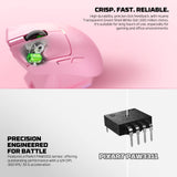 FANTECH TANTOE WG13E Wireless Mouse Three-mode switching and Magnetic Rechargeable Dock PixArt PAW3311 Up to 45 hours Macro Mic - Black - - Fun Touch Shop