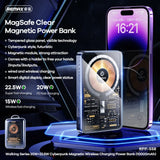Remax pd20w + qc22.5w magnetic wireless charging power bank 10000mah