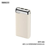 Remax rpp-626 20000mah ruinay series 2.1a fast charging power bank