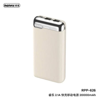 Remax rpp-626 20000mah ruinay series 2.1a fast charging power bank