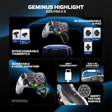 Fantech eos pro ii wgp15 v2 wireless gamepad geminus black gaming pads