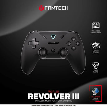 Fantech revolver iii wgp12s - wireless multi-platform gamepad - black gaming