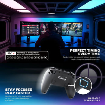 Fantech wgp16 nova ii wireless gamepad - black gaming pads