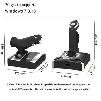 Pxn 2119 pro flight simulator joystick