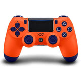 Wireless bt gamepad for ps4 controller solid orange