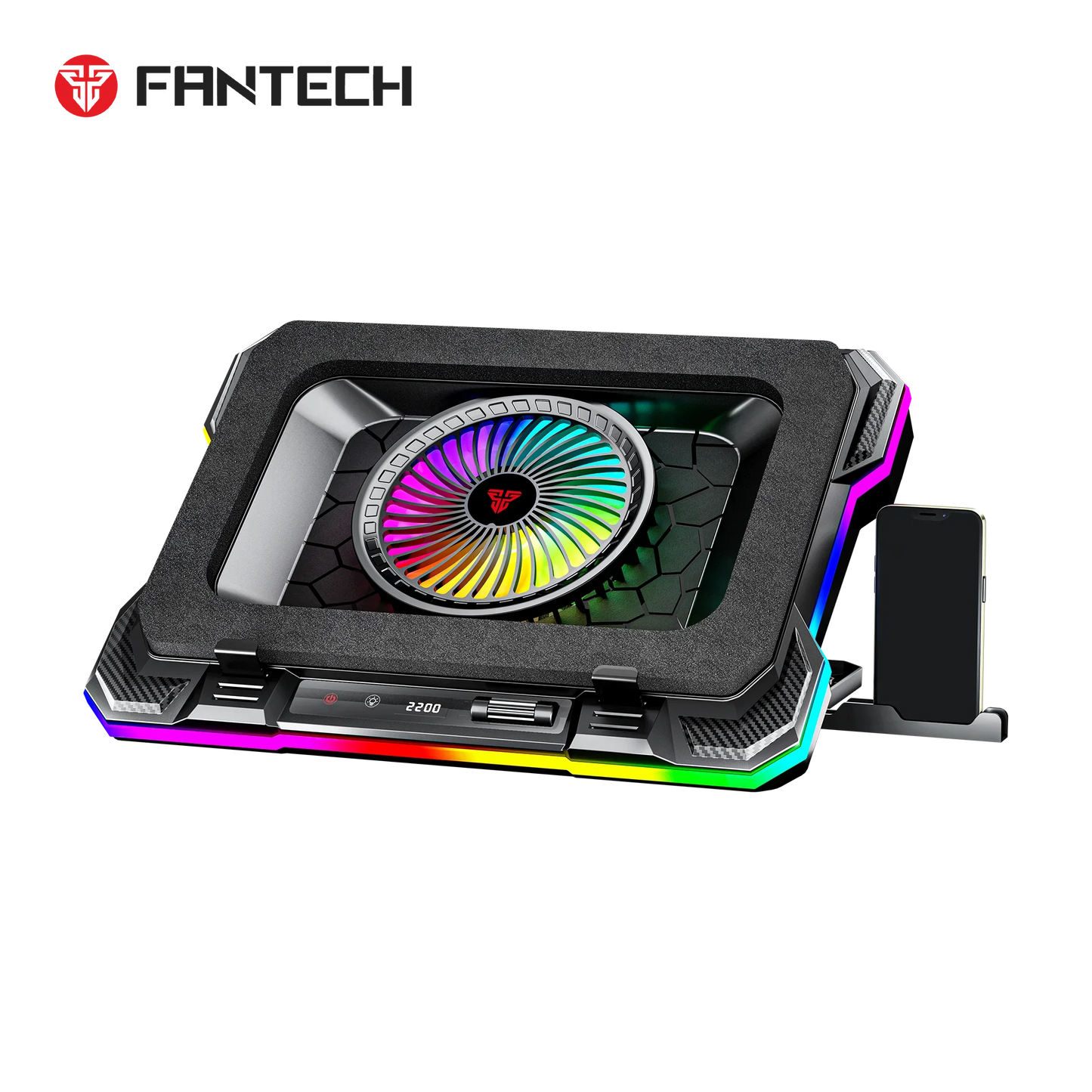 Fantech nc22 notebook cooler laptop cooling pad computer risers & stands