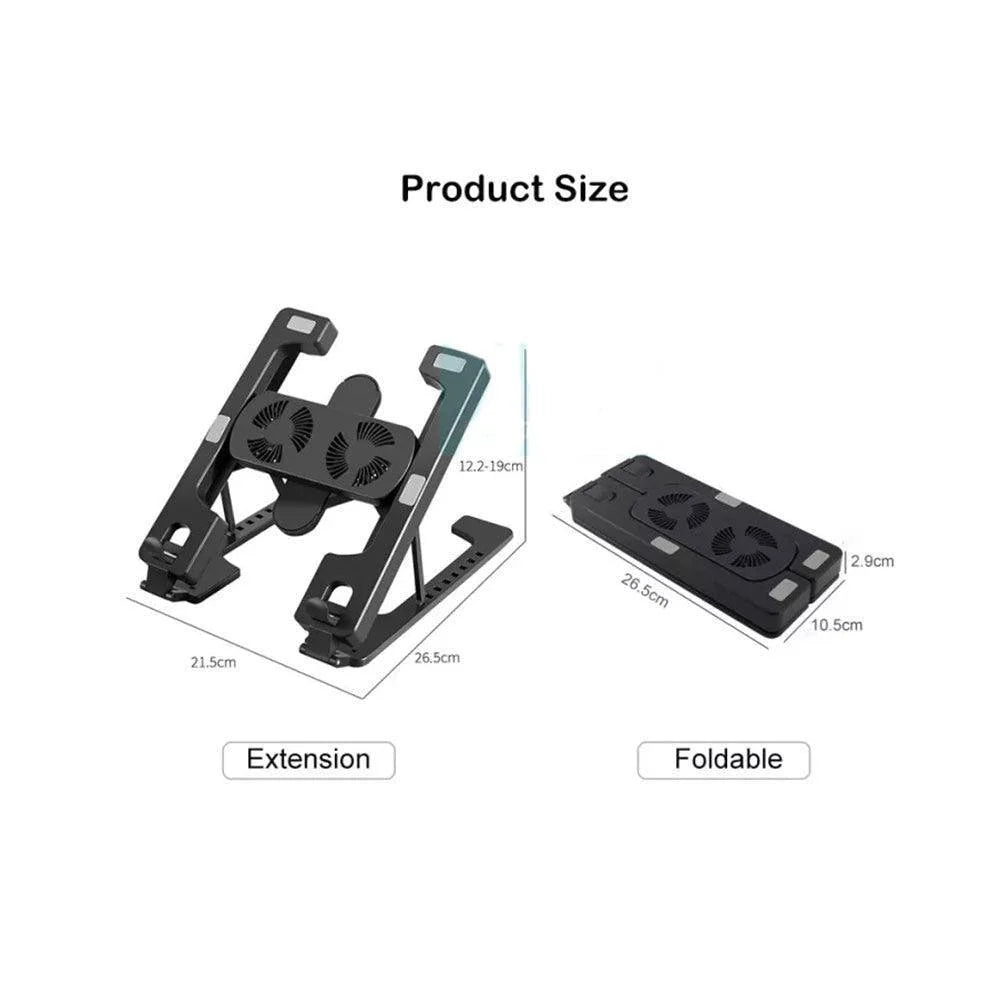 Multi position foldable bracket laptop cooler tablet stand h688ذ