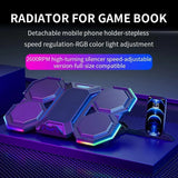 X-race notebook radiator air cooler laptop stand 6 fans