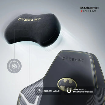 Cybeart | batman classic - chaise de gaming/bureau série apex | lombaire 4d