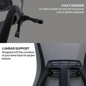 Fantech oc-a258 office chair – black