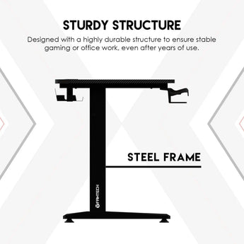 Fantech tigris gd210 gaming desk rgb illumination premium and sleek large