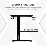 Fantech tigris gd214 gaming desk rgb illumination premium and sleek large