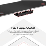 Fantech tigris gd214 gaming desk rgb illumination premium and sleek large