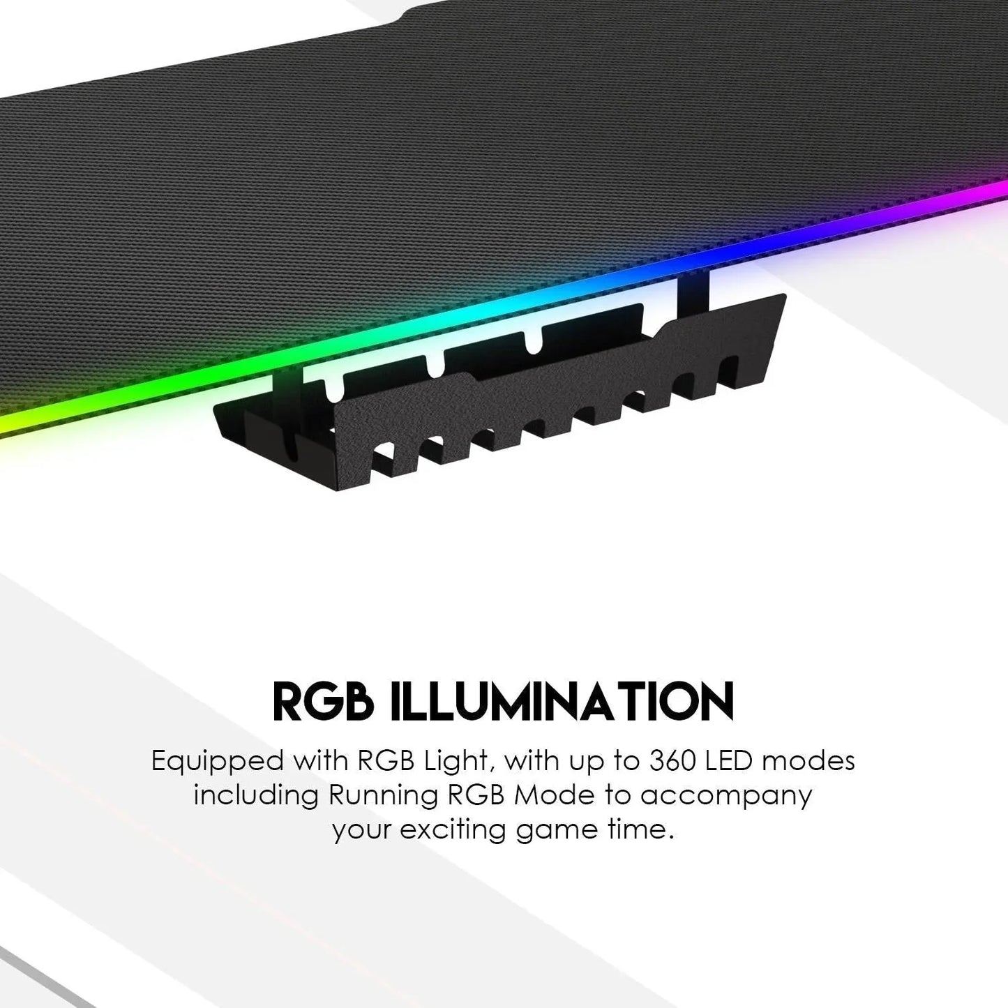 Fantech tigris gd214 gaming desk rgb illumination premium and sleek large