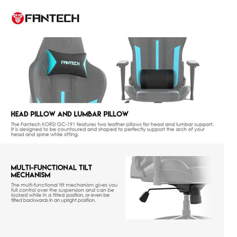 Korsi gc191 premium gaming chair | grey