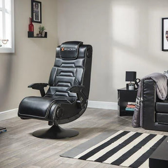 X rocker pro 4.1 pedestal gaming chair with 4.1 wireless audio system gaming