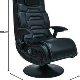 X rocker pro 4.1 pedestal gaming chair with 4.1 wireless audio system gaming