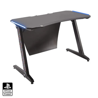 Xrocker official playstation gaming desk led lights pc office workstation desks
