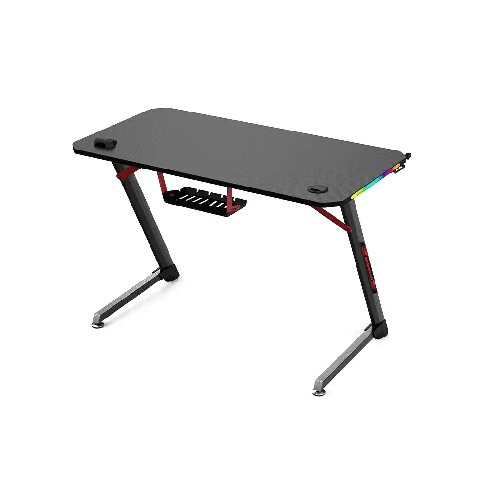 Z-shaped gaming desk