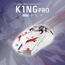 Eisa K686 Pro Se Keyboard & K1NG M916 Pro (1K Hz) Mouse Anime Combo & Mousepad 90-40 - - Fun Touch Shop