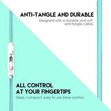 Fantech eg3 wired earbuds mint editon