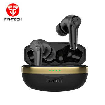 Fantech tws bluetooth wireless groove buds+ tx2 built-in microphone