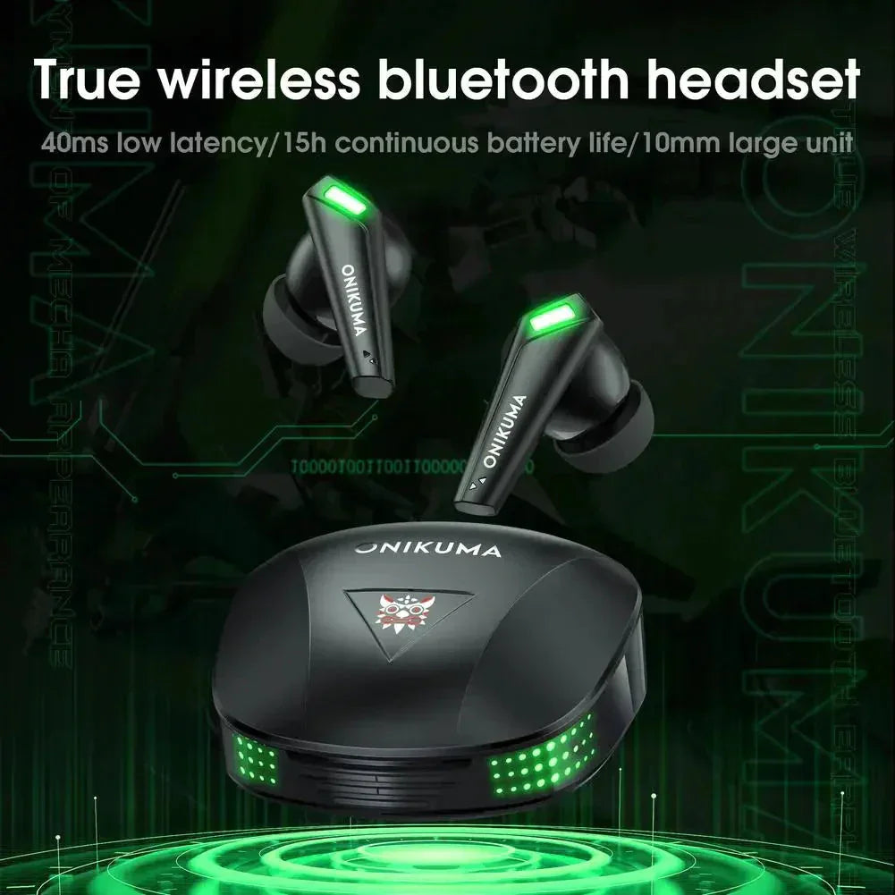 Onikuma t308 wireless earbuds with mic