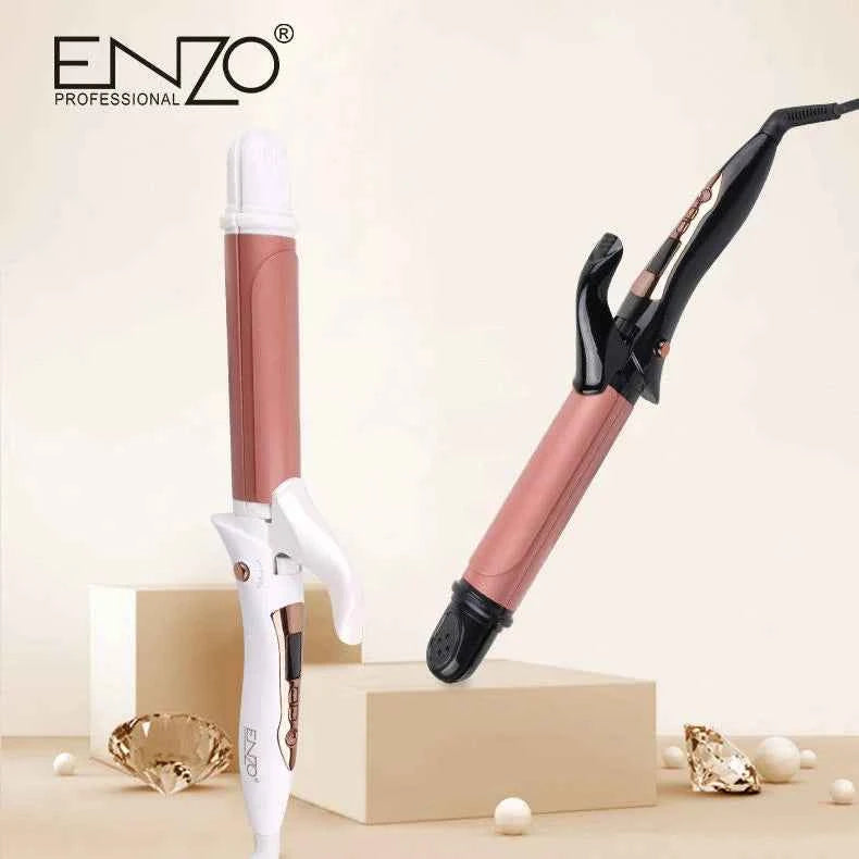 Enzo hair curler and straightener – en-9107 25 mm 2-in-1
