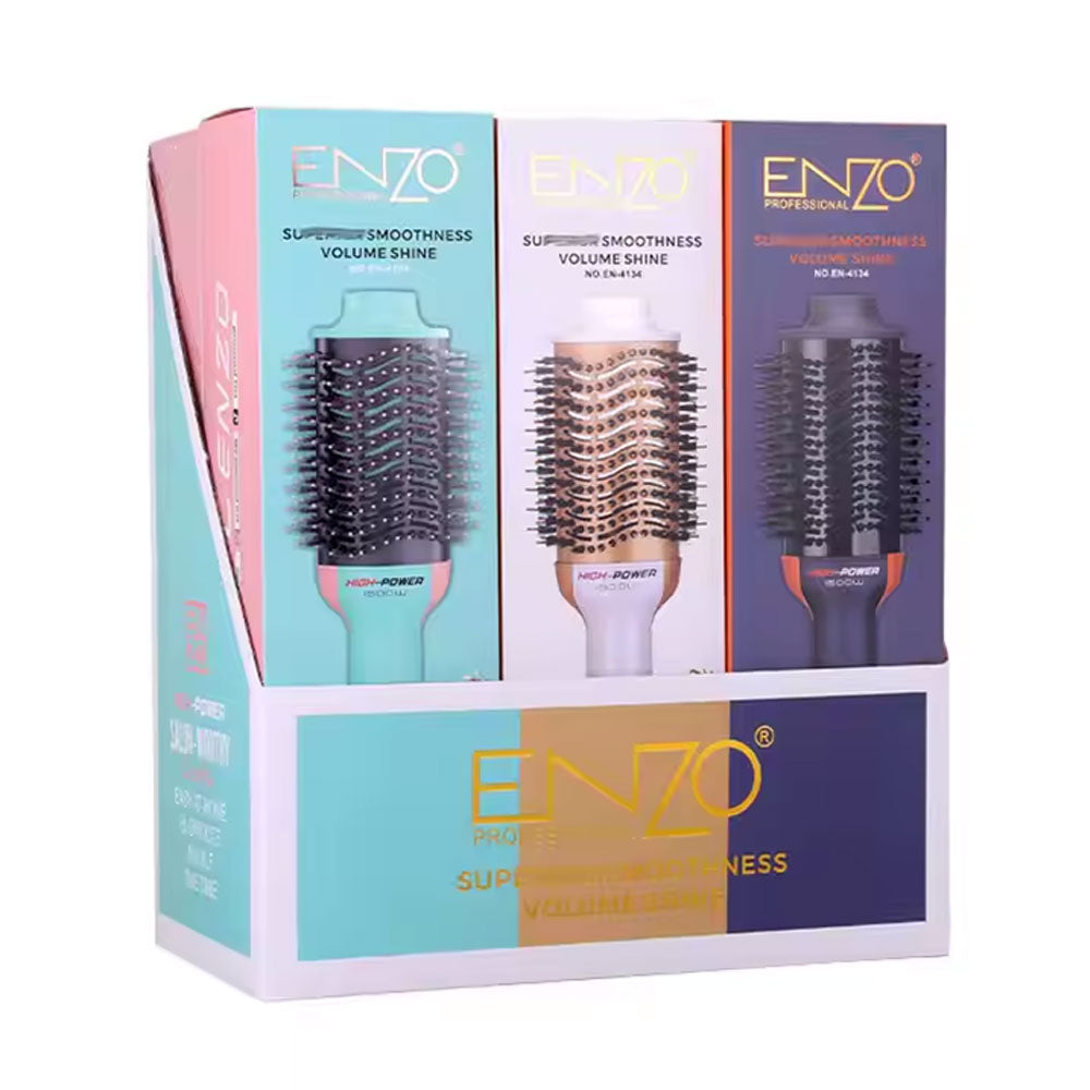 Enzo italy en-4134 is a versatile 3-in-1 hot air brush