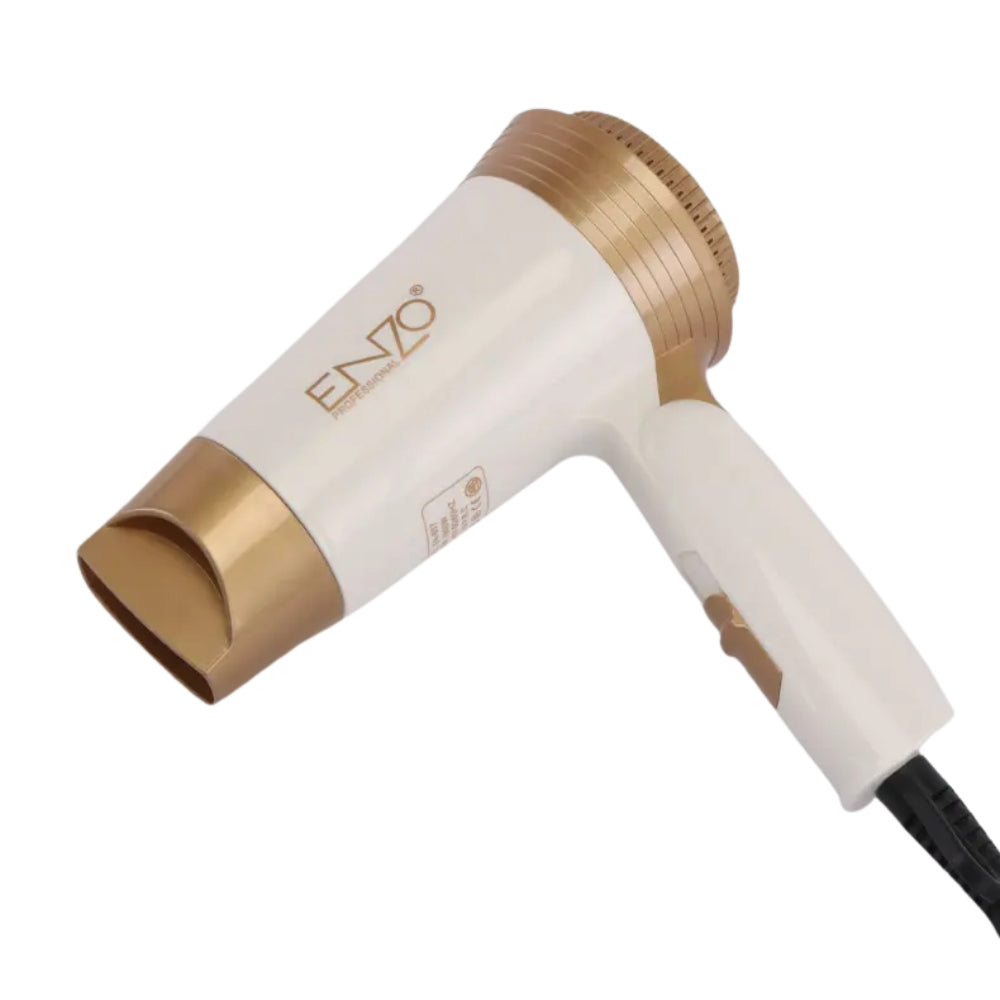 Enzo italy en-607 1800w travel nozzle bathroom lightweight mini blow hair dryer